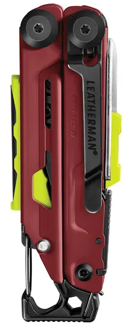 Leatherman Signal med väska Röd Multiverktyg, Innehåller 19 verktyg 