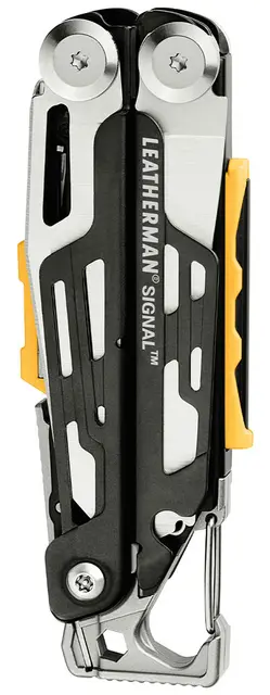 Leatherman Signal med väska Svart Multiverktyg, Innehåller 19 verktyg 