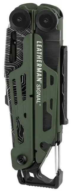 Leatherman Signal Topo med väska Multiverktyg, Innehåller 19 verktyg 