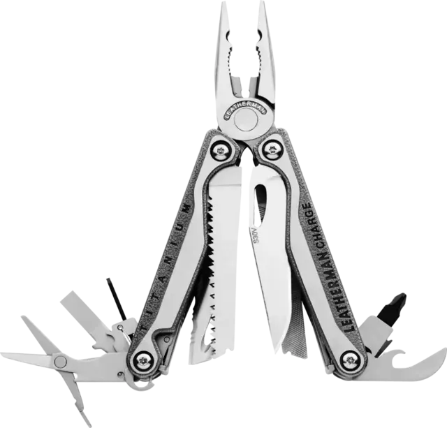 Leatherman Multiverktøy Charge pluss TTI Robust titanium multiverktøy med taske 