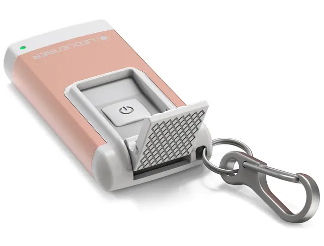 LED Lenser K4R Nyckelringslampa RoseGold Uppladdningsbar med hela 120 lumen 