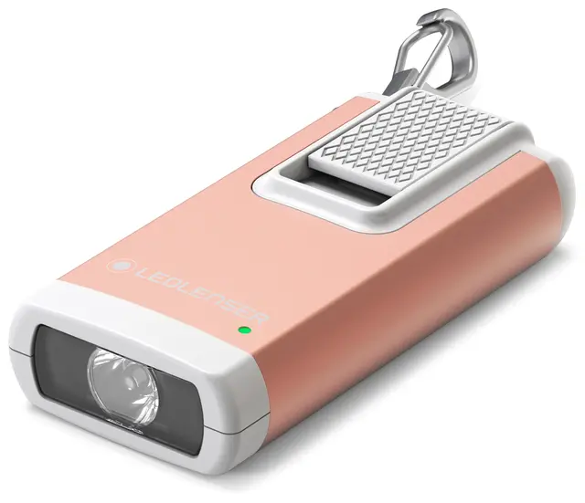 LED Lenser K6R Nyckelringslampa RoseGold Uppladdningsbar med hela 400 lumen 