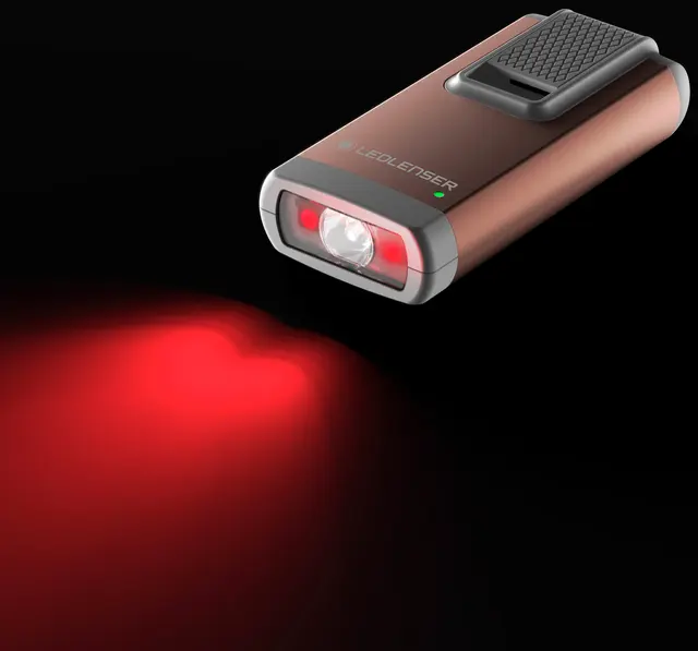 LED Lenser K6R Nyckelringslampa RoseGold Uppladdningsbar med hela 400 lumen 