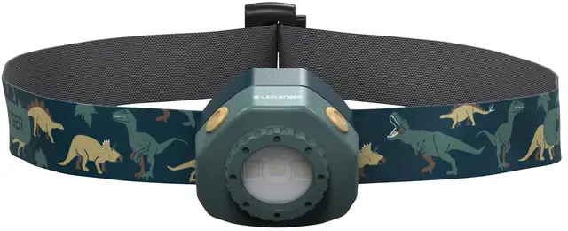 Ledlenser Kidled 4R 40lm Green ES Oppladbar hodelykt til barn 