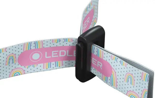 Ledlenser Kidled 4R 40lm Purple ES Oppladbar hodelykt til barn 