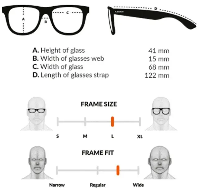 Leech ATW2 Yellow Polariserte solbriller med gul linse 