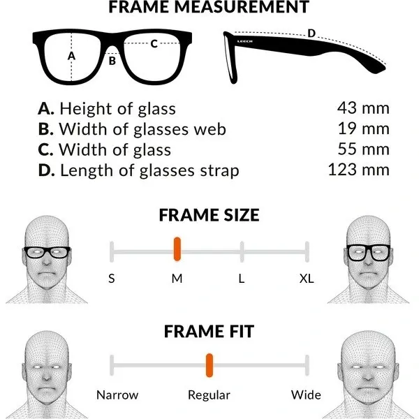 Leech X1 Black Polariserte solbriller med sort linse 