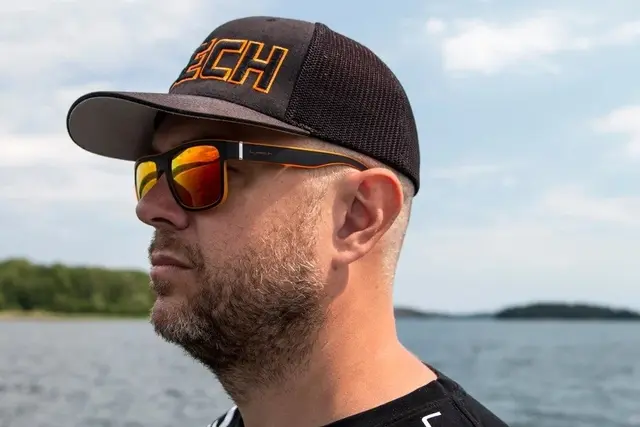 Leech X Street Fire Polariserte solbriller Gul Copper linse 