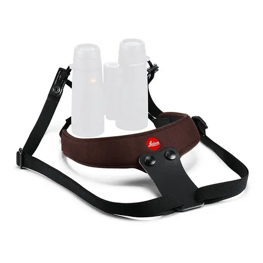 Leica Neoprene Binocular Strap Sport Kikkertstropp, Chocolate Brown 