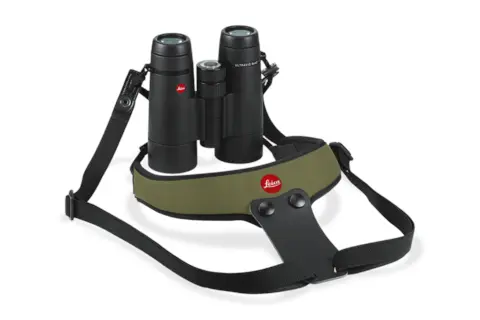 Leica Neoprene Binocular Strap Sport Kikkertstropp, Olive Green 