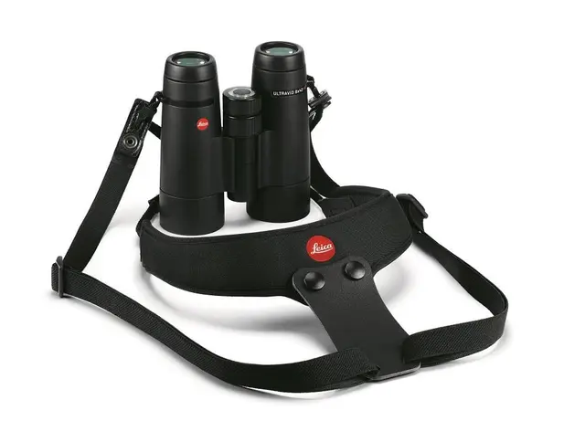 Leica Neoprene Binocular Strap Sport Kikkertstropp, Pitch Black 