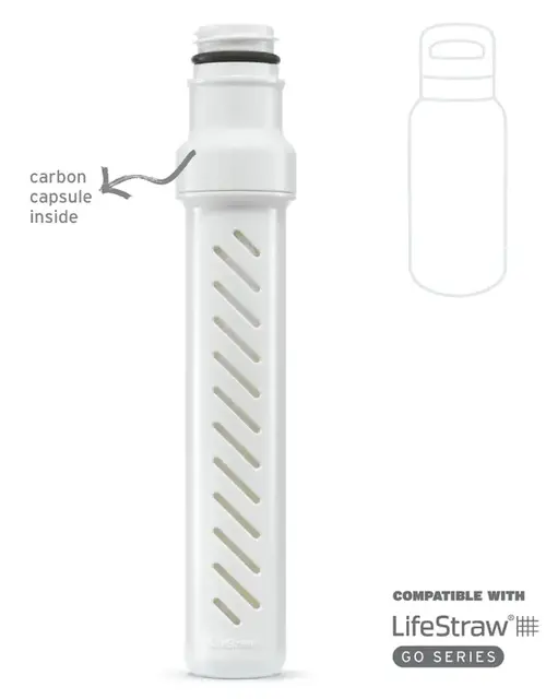 Lifestraw Go 2.0 650ml Clear Filterflaske for reise og daglig bruk 