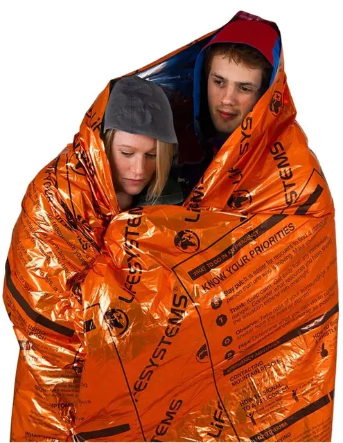 Lifesystems Heatshield Blanket Dobbel Overlevelsesduk som beholder kroppsvarme 