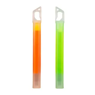 Lifesystems Lightsticks Green/Orange 2 ljusstavar med upp till 15 timmar bruk