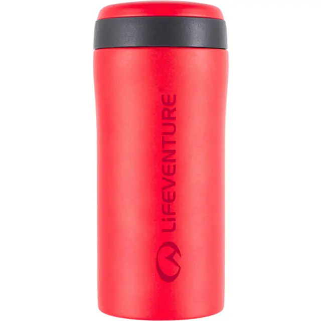 Lifeventure Thermal Mug Matt röd Håller värmen i upp till 4 timmar! 