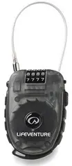 Lifeventure kodlås med wire 4-kods lås med 90cm wire