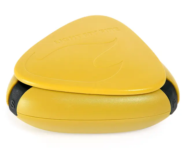 Light My Fire Salt & Pepper Plus Krydderbøsse med 3 rom, Mustyyellow 