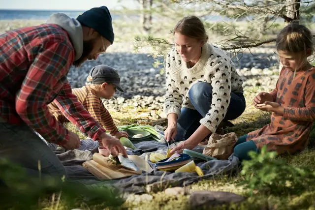 Light my fire CampKit för 4 Perfekt för vandring i skog och mark 