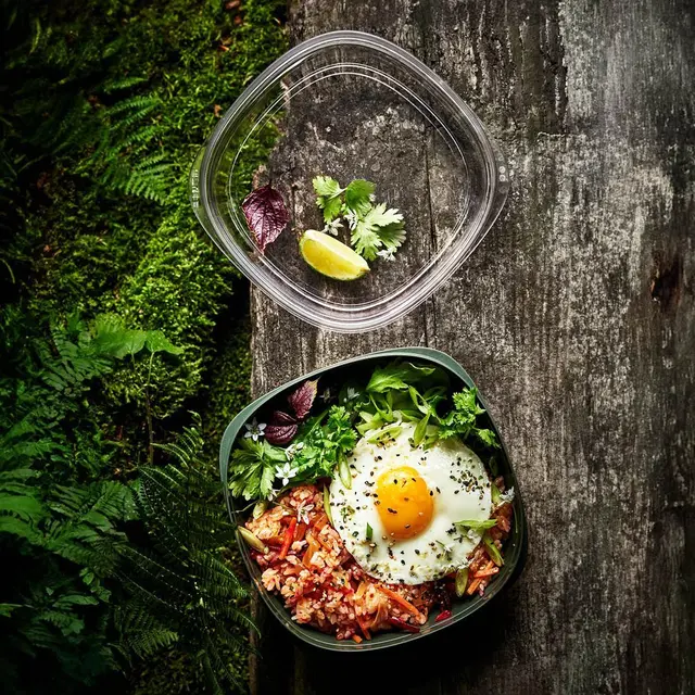 Light My Fire MyBox Sage Green Romslig og stilren matboks 