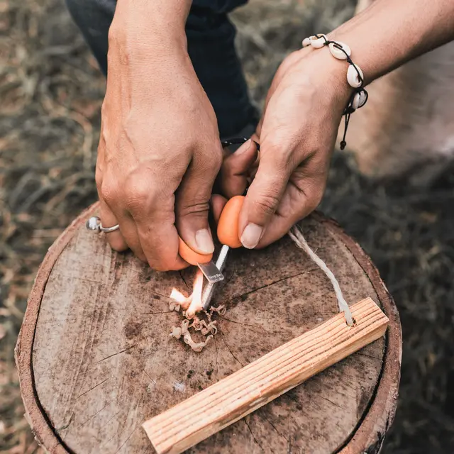 Light My Fire Firelighting Kit Tändsats, Hazyblue/Rustyorange 