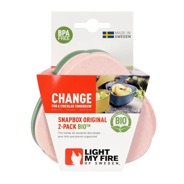 Light My Fire SnapBox Original En klassiker, Sandygreen/Dustypink 