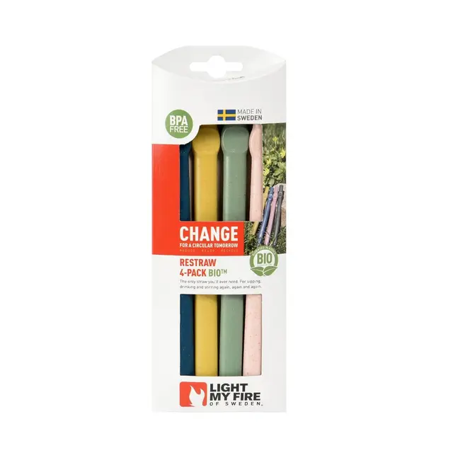 Light my fire ReStraw 4-pack Sugrör 