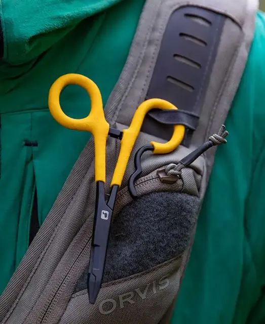 Loon Hitch Pin Scissor Forceps Hitch Pin hemostat med kutteblad 