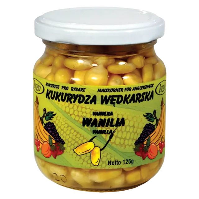 Lorpio Corn Flavoured In Juice 125g Aromatiskt lockmedel, vanilj 