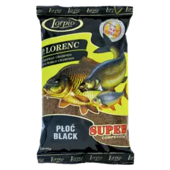 Lorpio Groundbait Super 1kg Roach Black mäsk