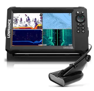 Lowrance Eagle 9" 50/200 HDI Ekkolodd og kartplotter med svinger