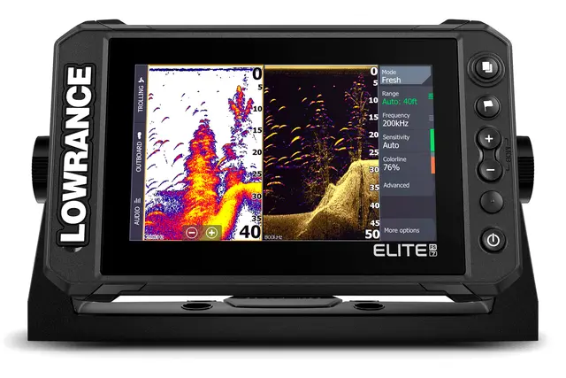 Lowrance Elite FS Ekolod Utan givare 7" skärm 