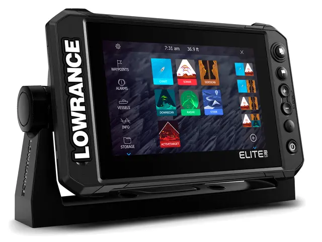Lowrance Elite FS Ekolod Utan givare 7" skärm 