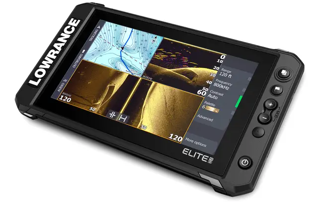 Lowrance Elite FS Ekkolodd 3in1 svinger 9" skjerm 