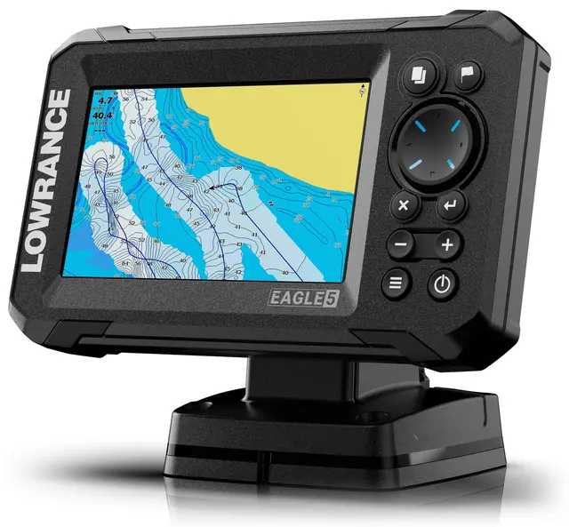Lowrance Eagle 5" 50/200 HDI Ekkolodd og kartplotter med svinger 