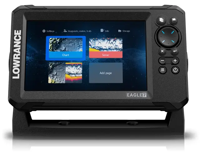 Lowrance Eagle 7" 50/200 HDI Ekkolodd og kartplotter med svinger 