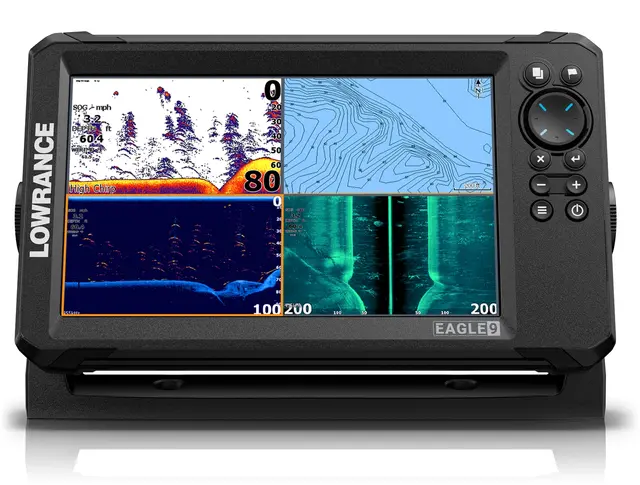 Lowrance Eagle 9" 50/200 HDI Ekkolodd og kartplotter med svinger 