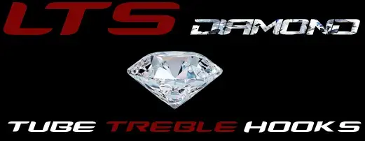 LTS Diamond Tube Treble Hooks #12 Tubekrok 