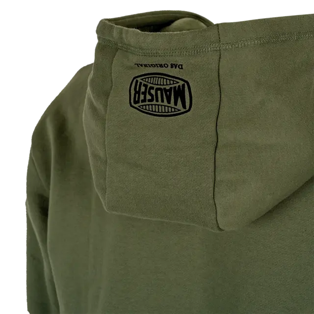 Mauser Hoodie Grön S Grönfärgad Hoodie 