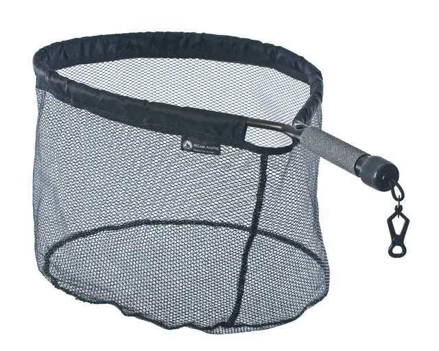 McLean håv med integrerad våg 6,5kg Gumminät - M 