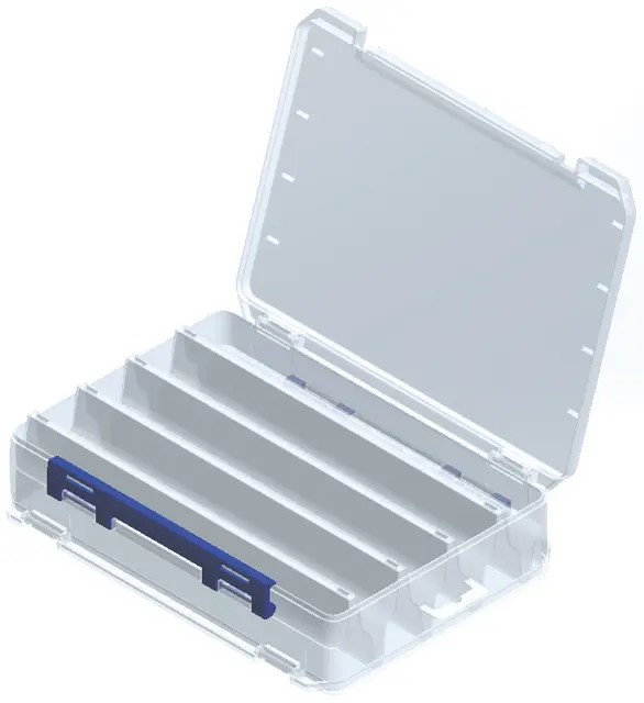 Meiho wobblerbox 250 - 8 wobblers 255x190x60mm 