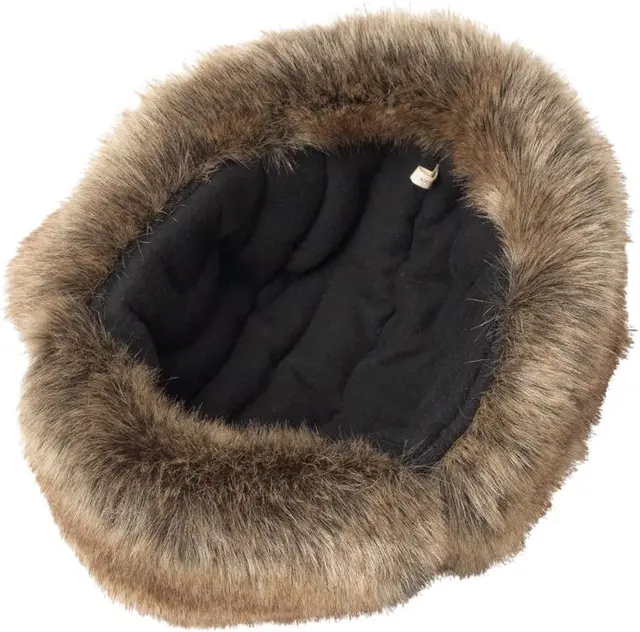 MJM Trapper Rex 32 Faux Fur Rust S Rust Check 