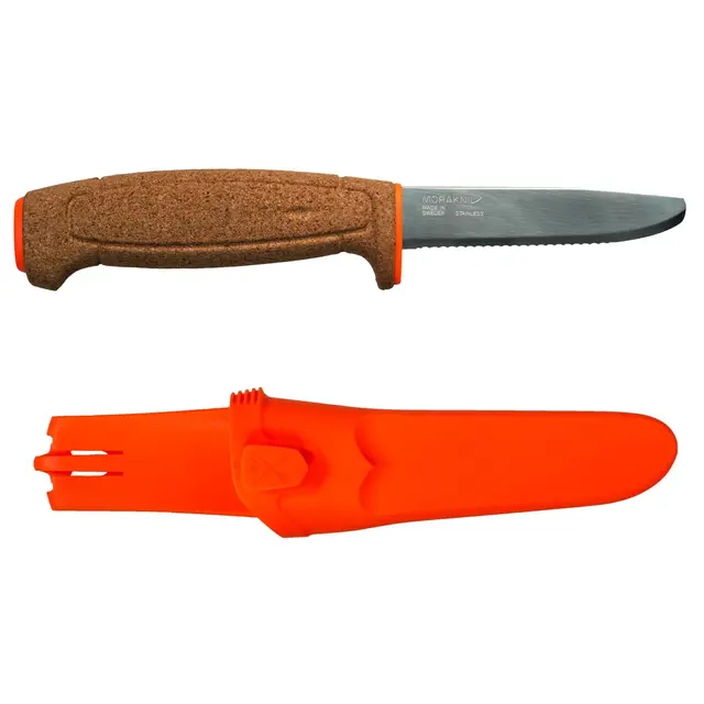 Mora Kniv Flytande Kniv SRT Safe Orange Flytende kniv for kutting av tau 