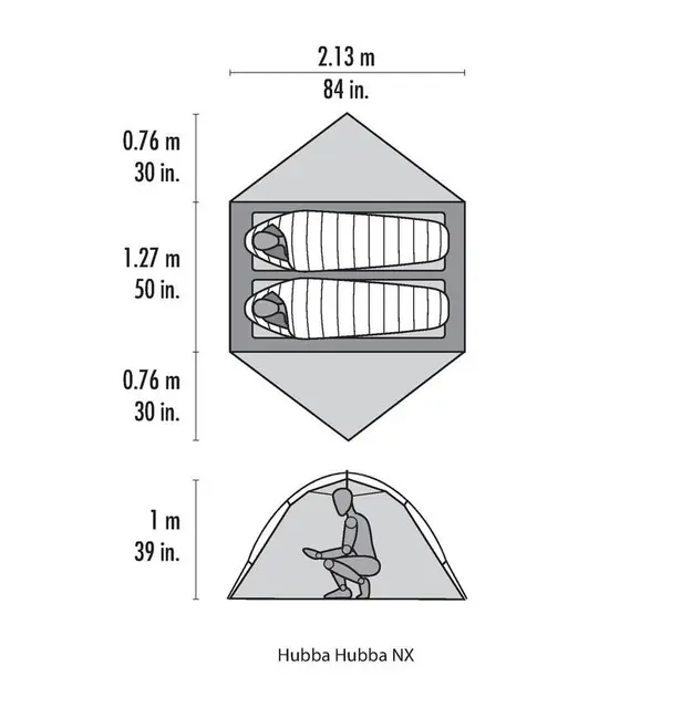 MSR Hubba Hubba NX 2 Tent Green 
