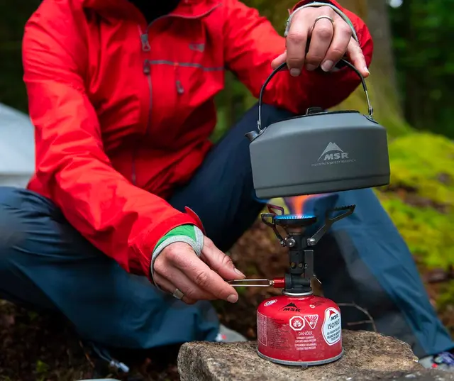 MSR Pocket Rocket DLX Ultralätt gasbrännare med stor yta 