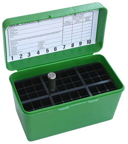 MTM Patronbox Deluxe Small Rifle H-50-RS, 50-patrons box 17/223Rem 