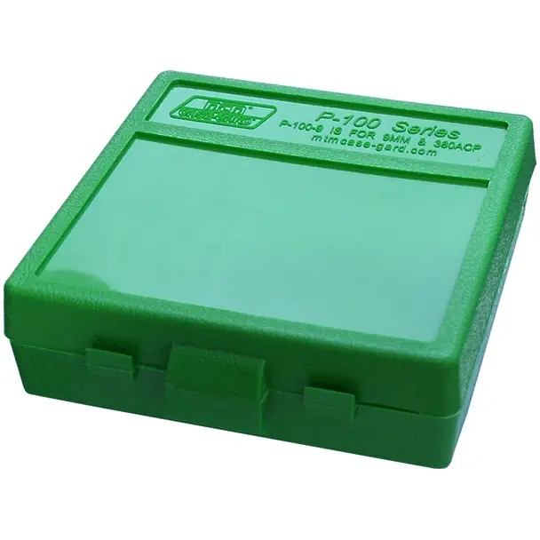 MTM Patronbox 100-patrons Pistol 22LR P-100, 100-patrons box Kal. 22LR 