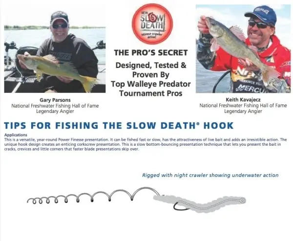 Mustad Slow Death 33862NP-BR #4 Perfekt till borstmask 10 st 