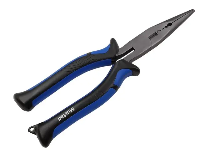 Mustad Straight Nose Plier Med avbitare,crimper 