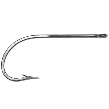 Mustad 34007 O`shaughnessy # 8/0 Rostfri krok 