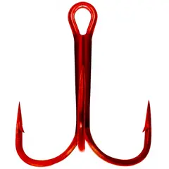 Mustad TR58NP-RB Treblekrok Ultra Point röd trekrok - 6st